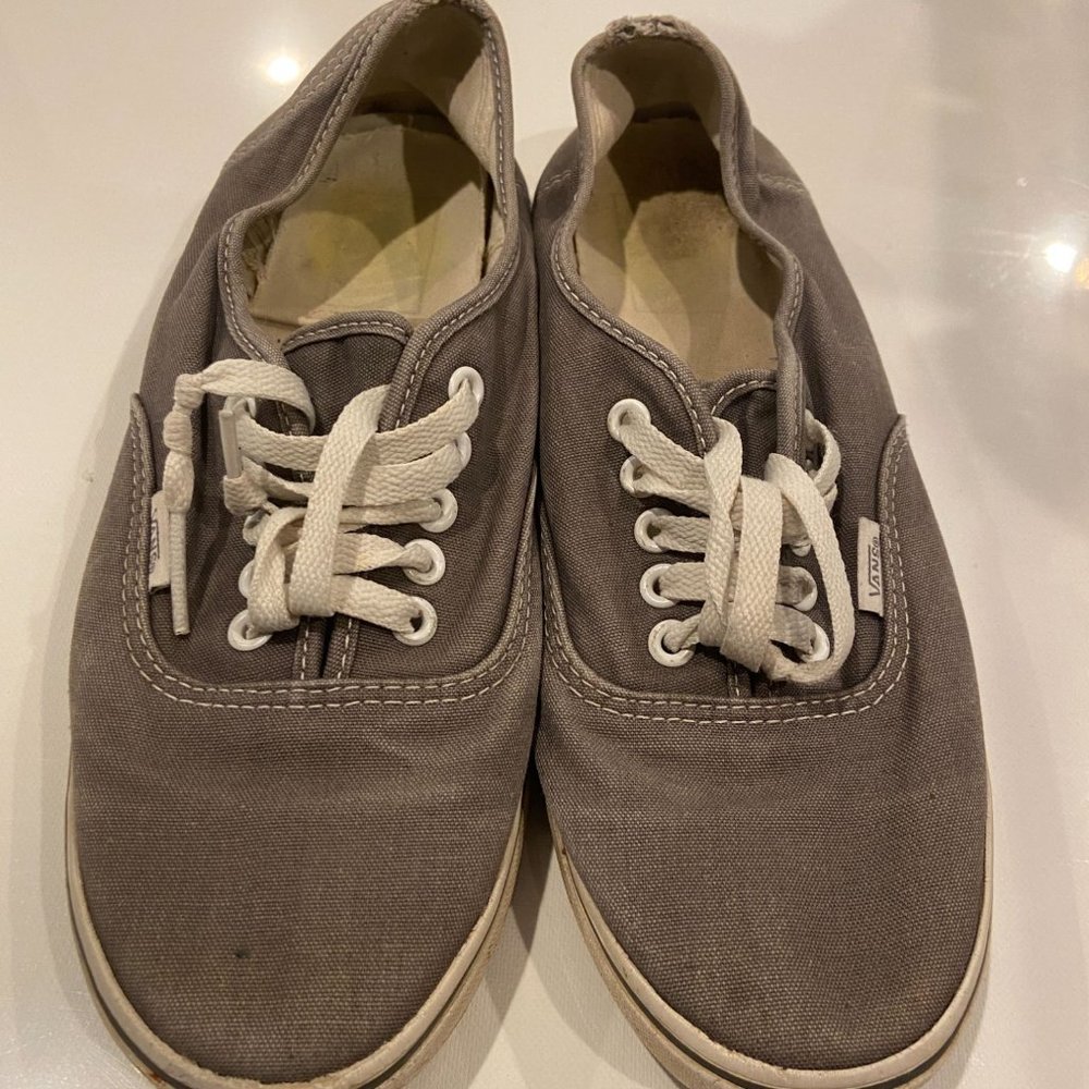 Vans Men 8.5 Womens 7.5 Gray Vans Sneakers